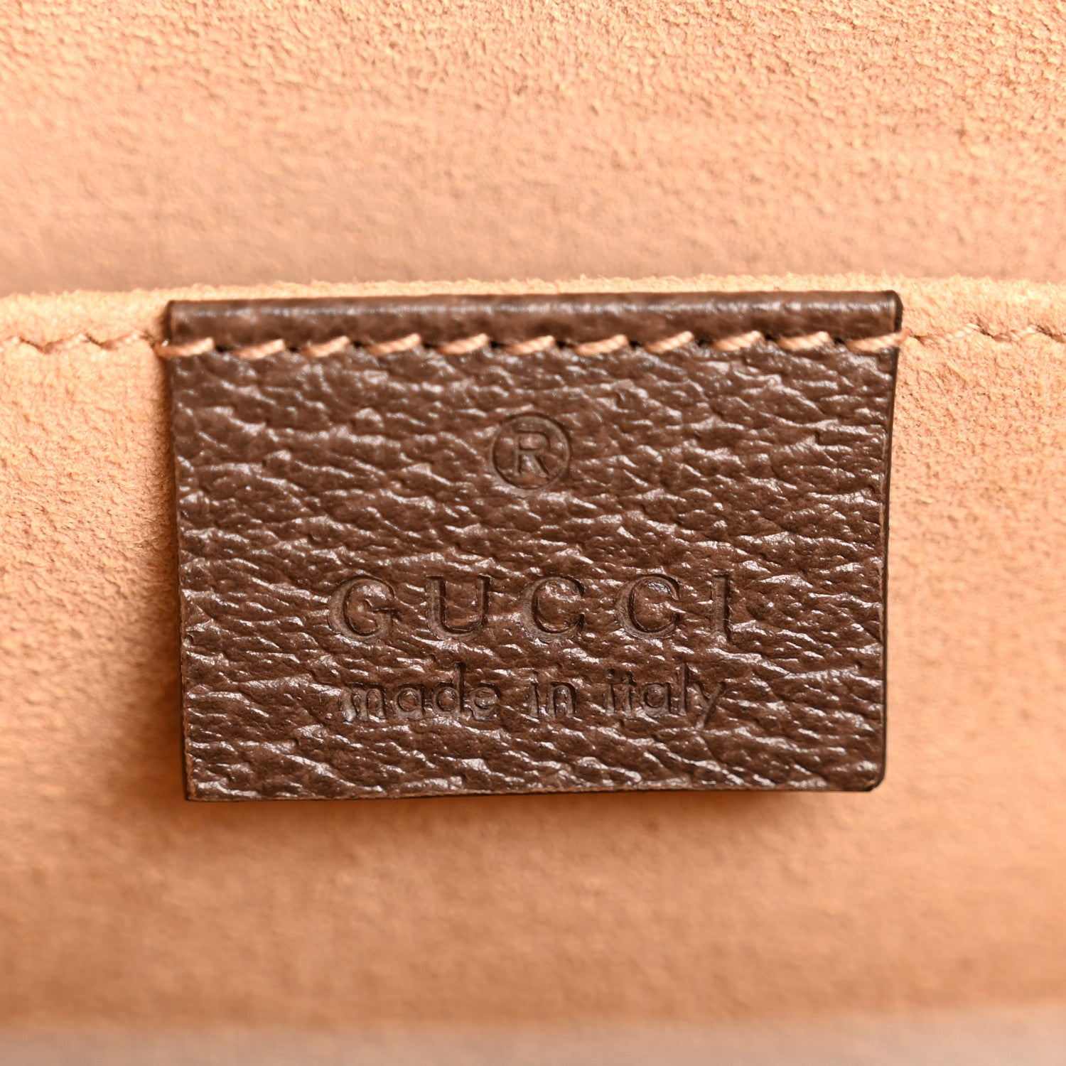 Gucci GG Supreme Monogram Web Ophidia Pouch Brown 6 of 8