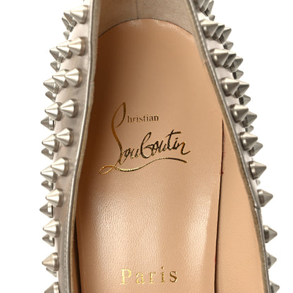 Christian Louboutin Specchio Lady Peep Spikes 120 Pumps 39 Beige 7 of 7
