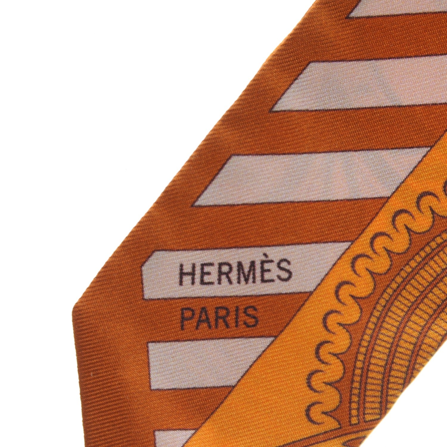 Hermes Silk Geometrie Cretoise Silk Twilly 3 of 5