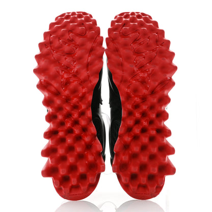 Christian Louboutin Calfskin Suede Patent Womens Loubishark Sneakers 40 Black Loubi 5 of 11