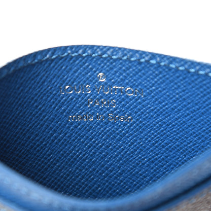 Louis Vuitton Damier Graphite Card Holder Blue 6 of 8