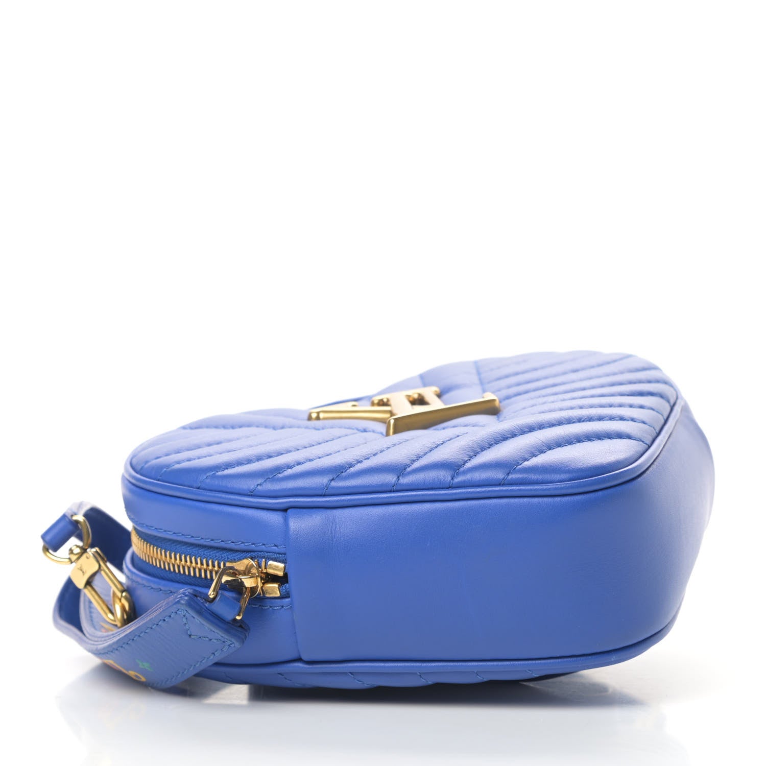 Louis Vuitton Calfskin New Wave Heart Bag Bleu Neon 4 of 12