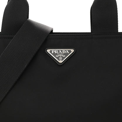 Prada Nylon Vela East West Shopper Tote Black 8 of 12