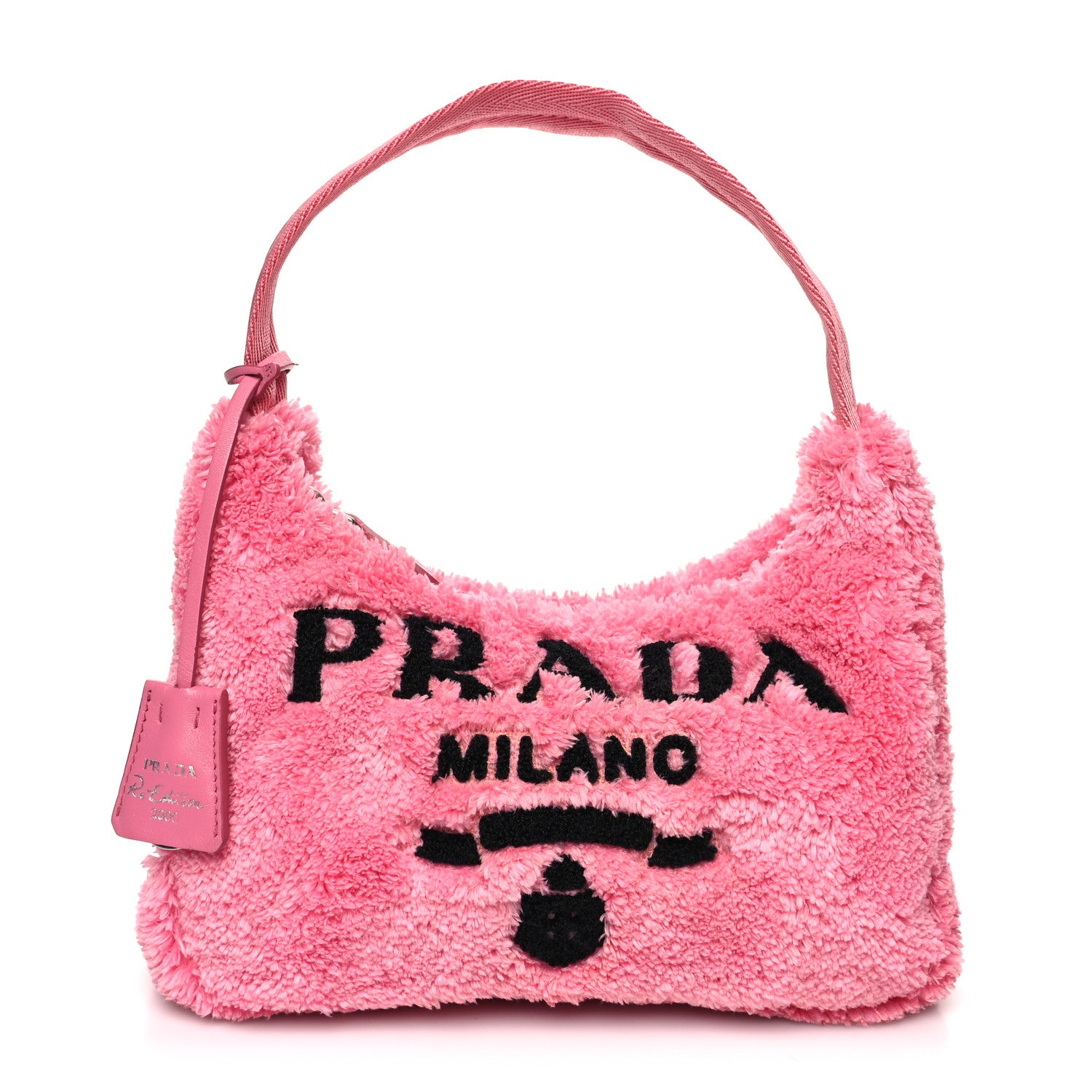 Prada Terry Cloth Mini Re-Edition 2000 Bag Petalo Black 1 of 9