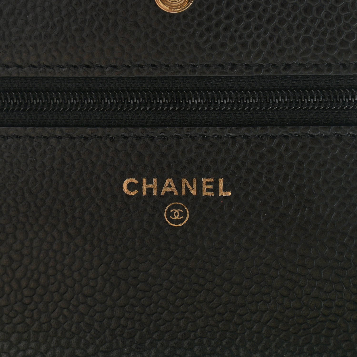 Chanel Caviar Quilted Wallet On Chain WOC Black 6 of 10