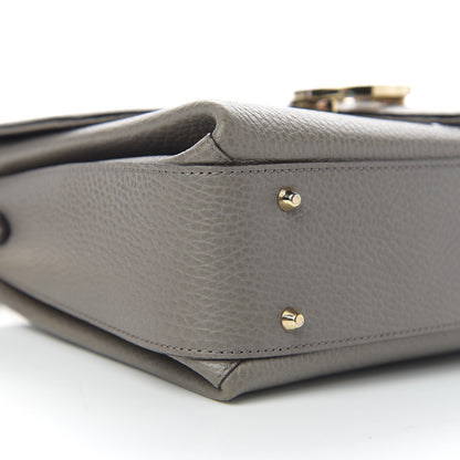 Gucci Dollar Calfskin Interlocking G Top Handle Shoulder Bag Loess 7 of 9
