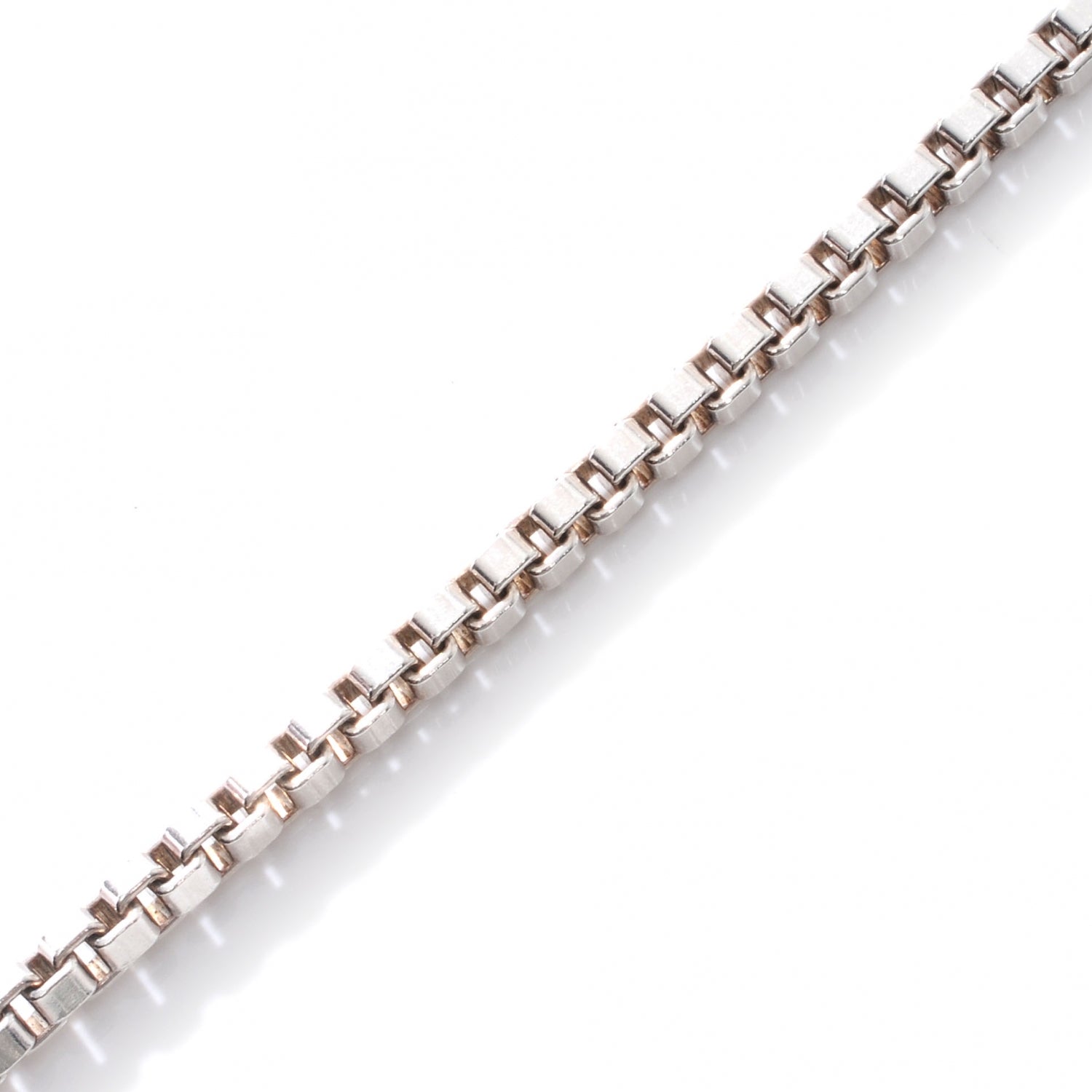 Tiffany Sterling Silver 4mm Venetian Link Bracelet 4 of 5