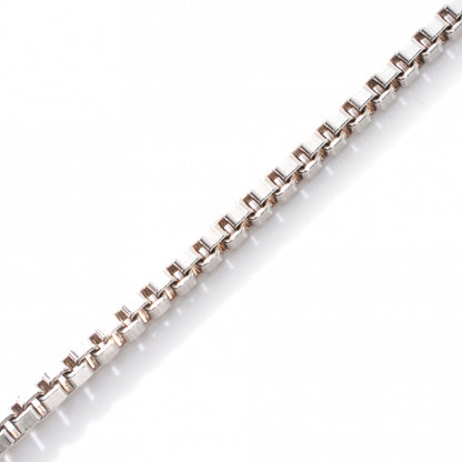 Tiffany Sterling Silver 4mm Venetian Link Bracelet 4 of 5