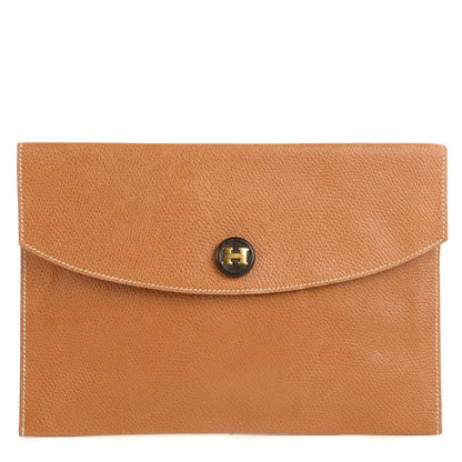 Hermes Courchevel Rio Clutch Gold 1 of 11