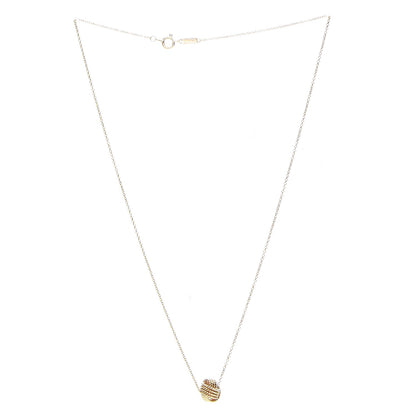 Tiffany 18K Yellow Gold Twist Knot Pendant Necklace 3 of 6
