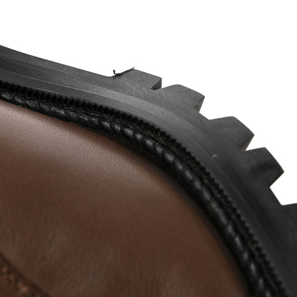 Christian Louboutin En Hiver Mixed Dual-Zip 70 Booties 35 Arabica 10 of 11
