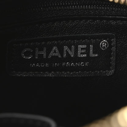 Chanel Wool Calfskin Medium Gabrielle Hobo Black White 6 of 10
