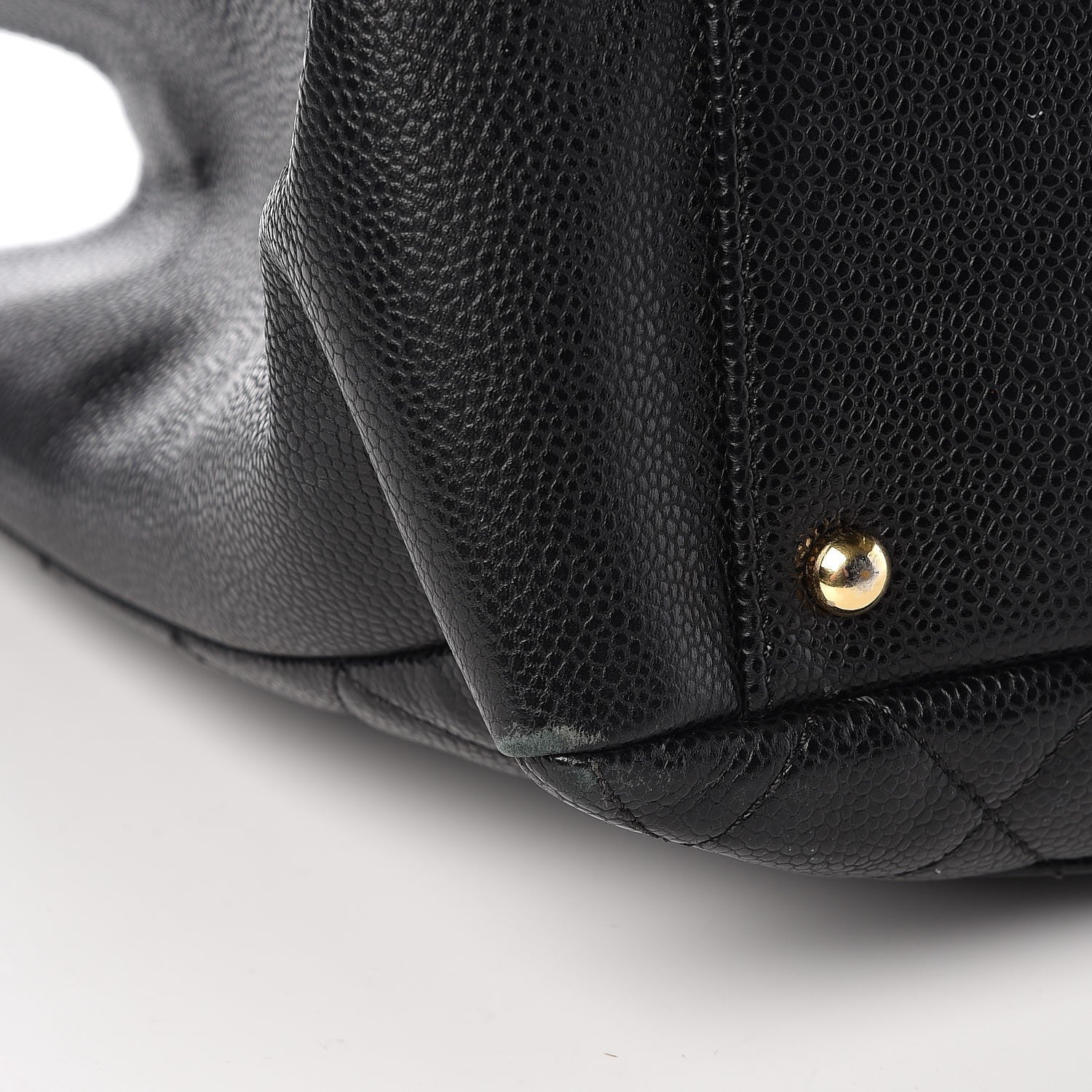 Chanel Caviar Quilted XL Grand Shopping Tote GST Black 9 of 13