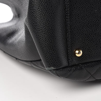 Chanel Caviar Quilted XL Grand Shopping Tote GST Black 9 of 13