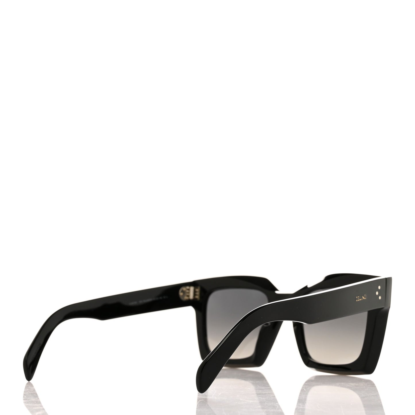 Acetate Square Sunglasses CL401301 Black