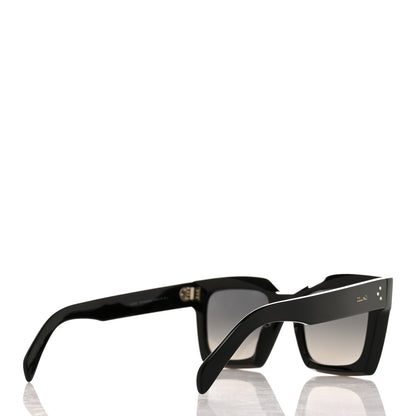 Celine Acetate Square Sunglasses CL401301 Black 4 of 7