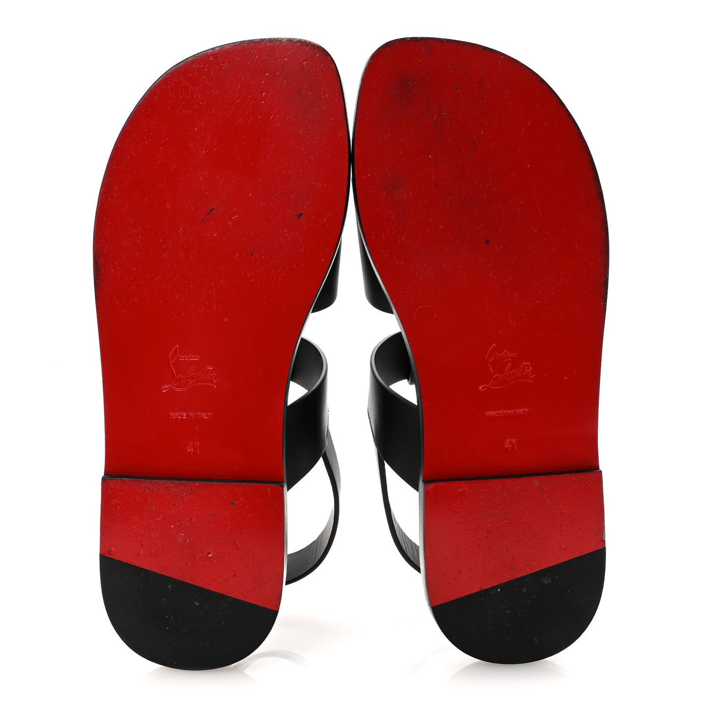 Calfskin Mens Chambeliss Sandals 41 Black