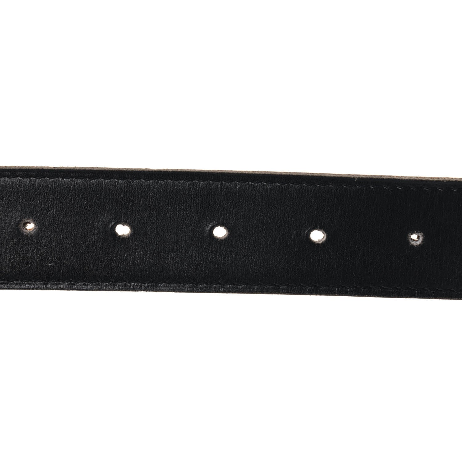 Hermes Box Togo 32mm Belt Strap 75 Black Gold 8 of 9