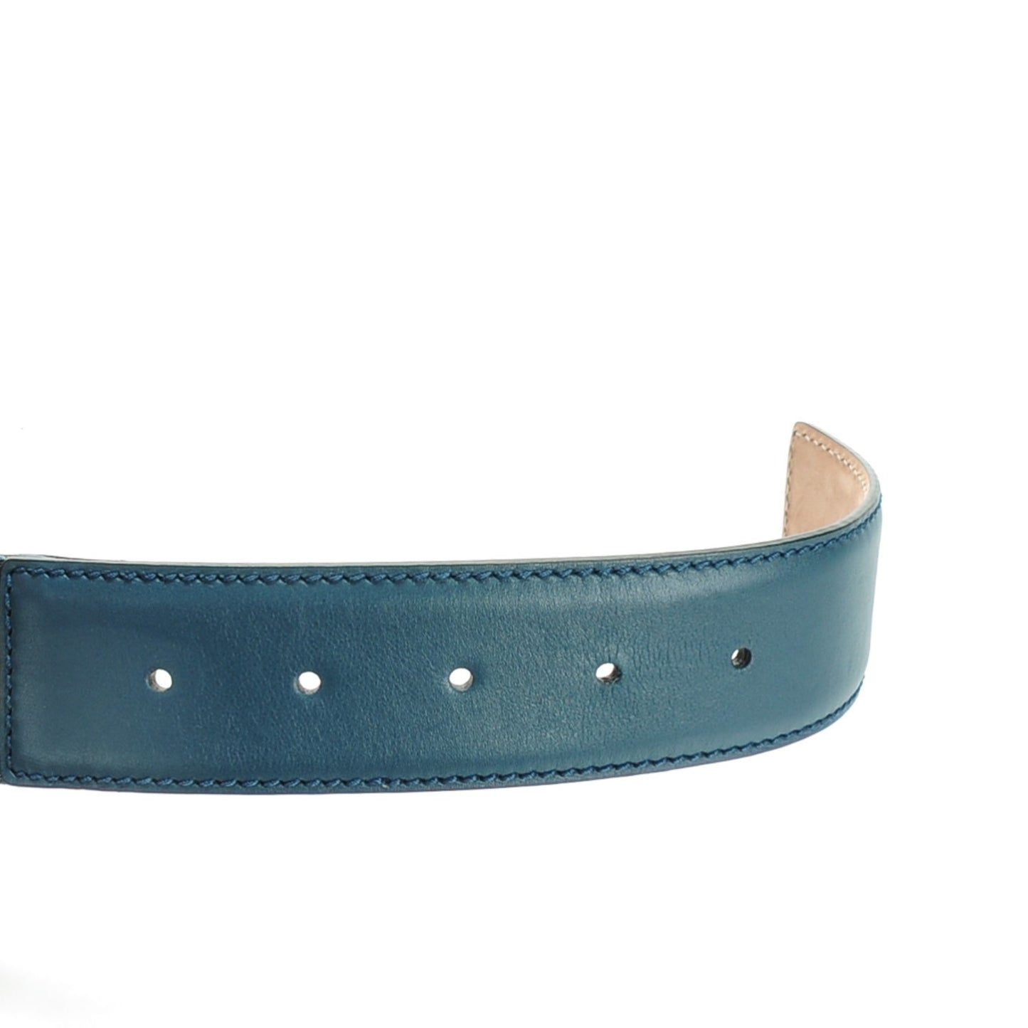 Canvas Web Blondie Interlocking G Belt 90 36 Blue Yellow