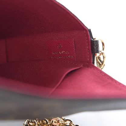 Louis Vuitton Monogram Pochette Felicie Chain Wallet Fuchsia 11 of 16