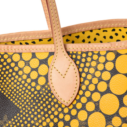 Louis Vuitton Monogram Kusama Waves Neverfull MM Yellow 9 of 14