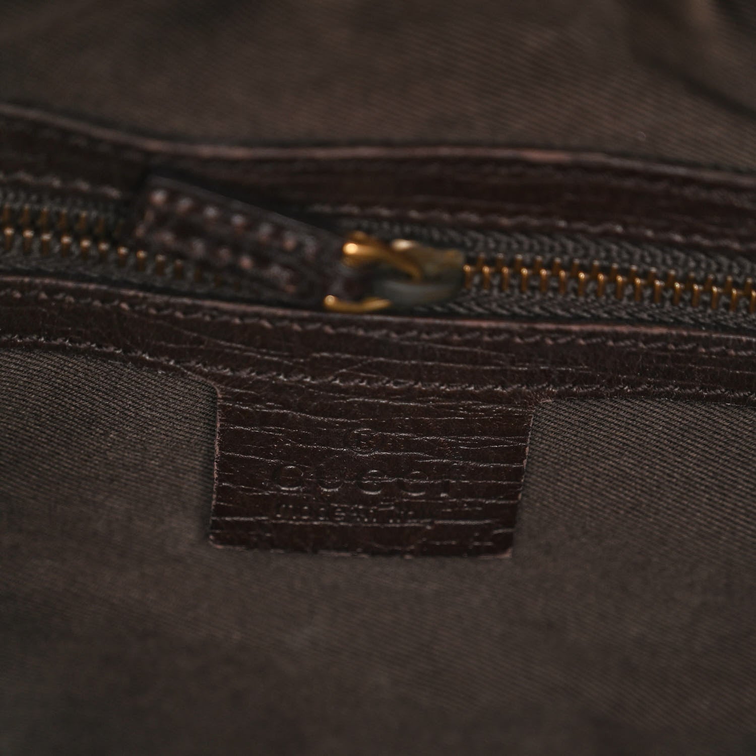 Gucci Monogram Medium Horsebit Chain Hobo Dark Brown 6 of 9
