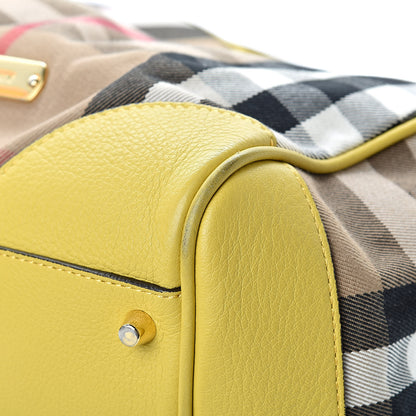 Burberry House Check Small Canterbury Tote Yellow 11 of 18