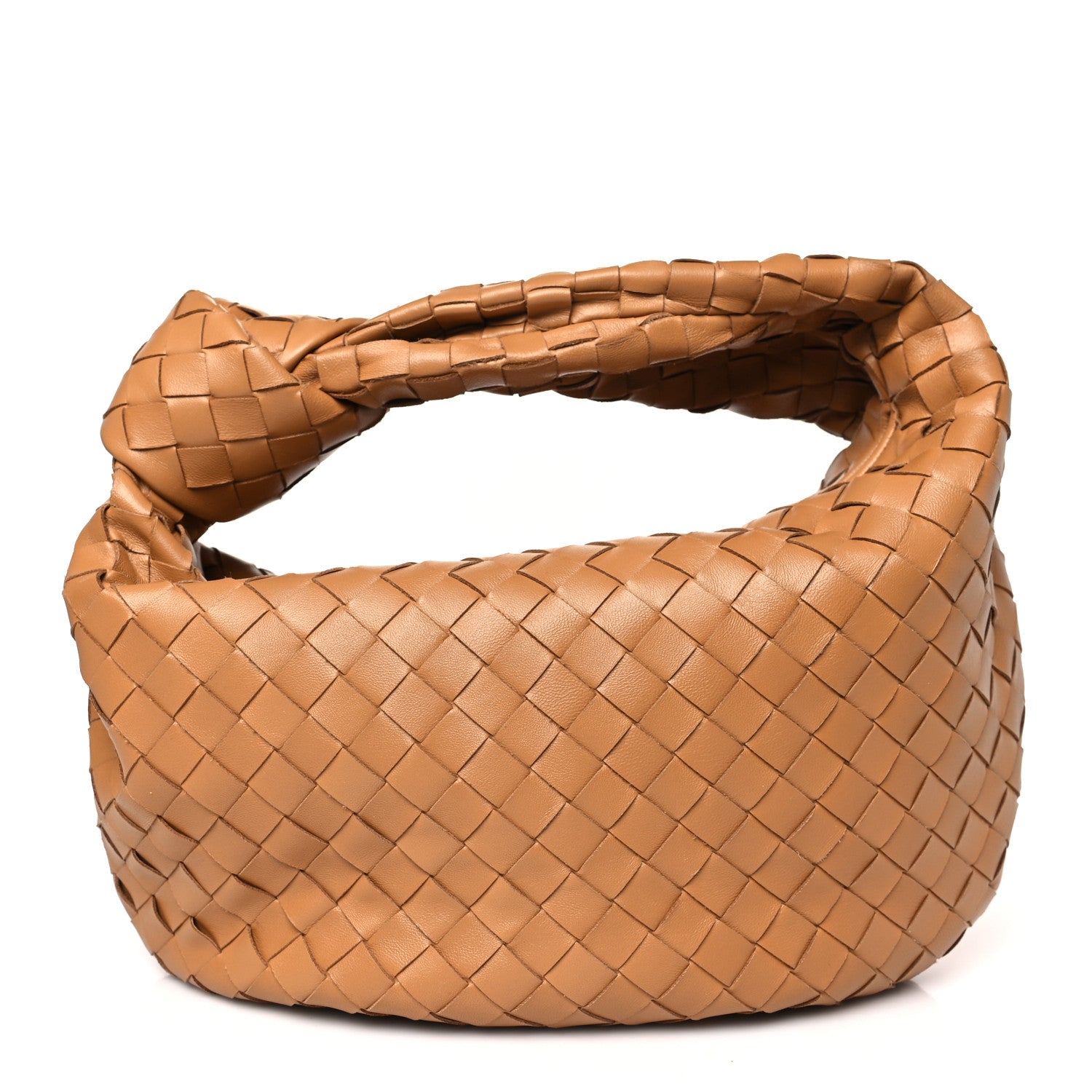 Bottega Veneta Nappa Intrecciato Teen Jodie Hobo Caramel 1 of 9