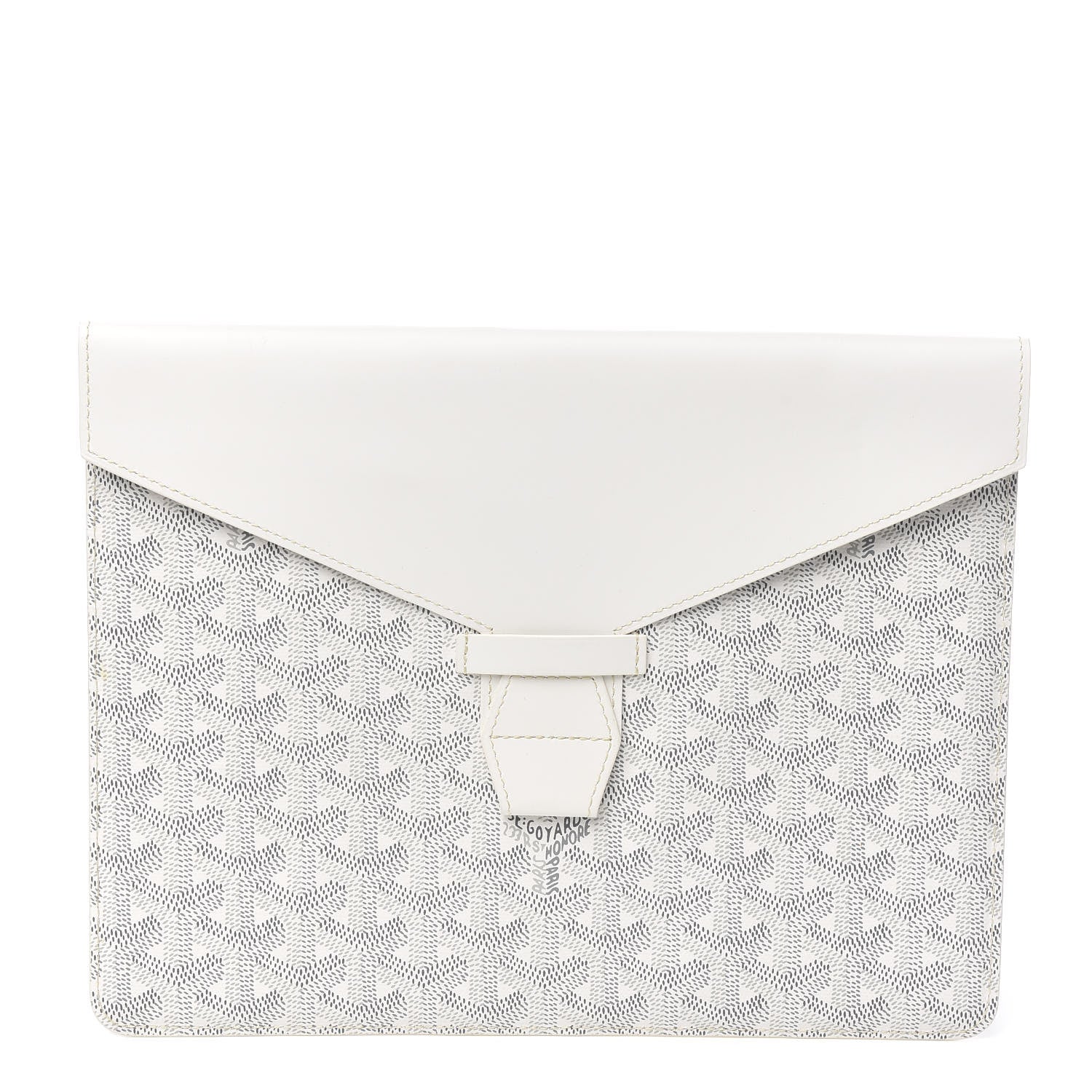 Goyard Goyardine Camondo MM Horizontal Clutch White 1 of 5
