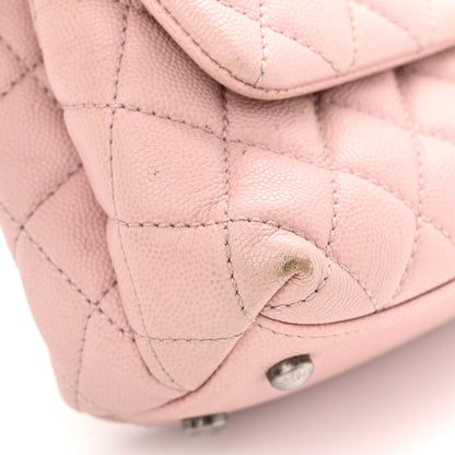 Chanel Caviar Quilted Mini Coco Handle Flap Light Pink 14 of 14