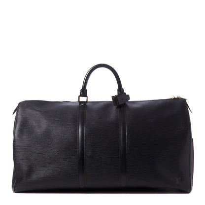 Louis Vuitton Epi Keepall 55 Black 1 of 10