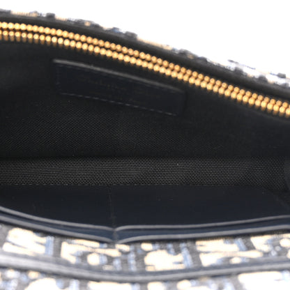Christian Dior Oblique 30 Montaigne 2-In-1 Pouch Blue 5 of 10