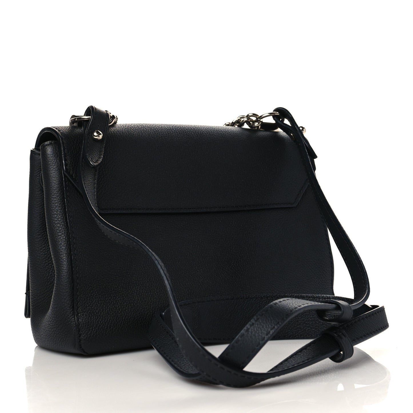 Calfskin Lockme II Chain Bag BB Black