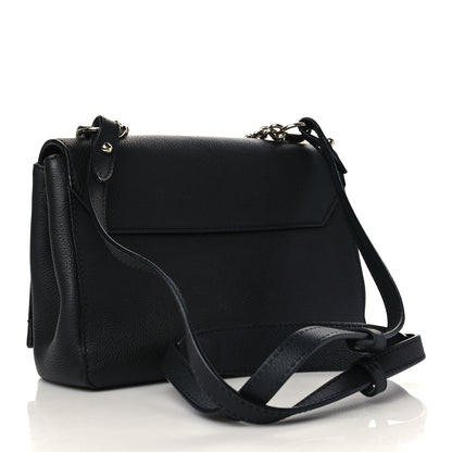 Louis Vuitton Calfskin Lockme II Chain Bag BB Black 3 of 7