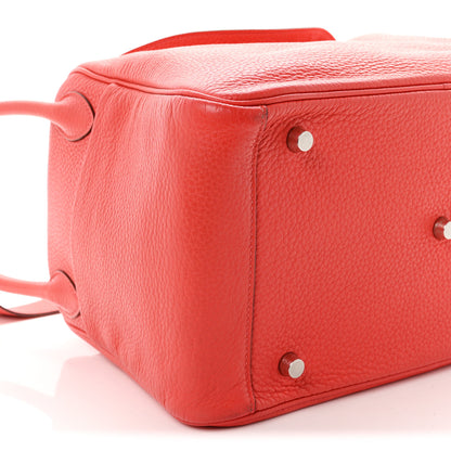 Hermes Taurillon Clemence Lindy 30 Rose Jaipur 9 of 10