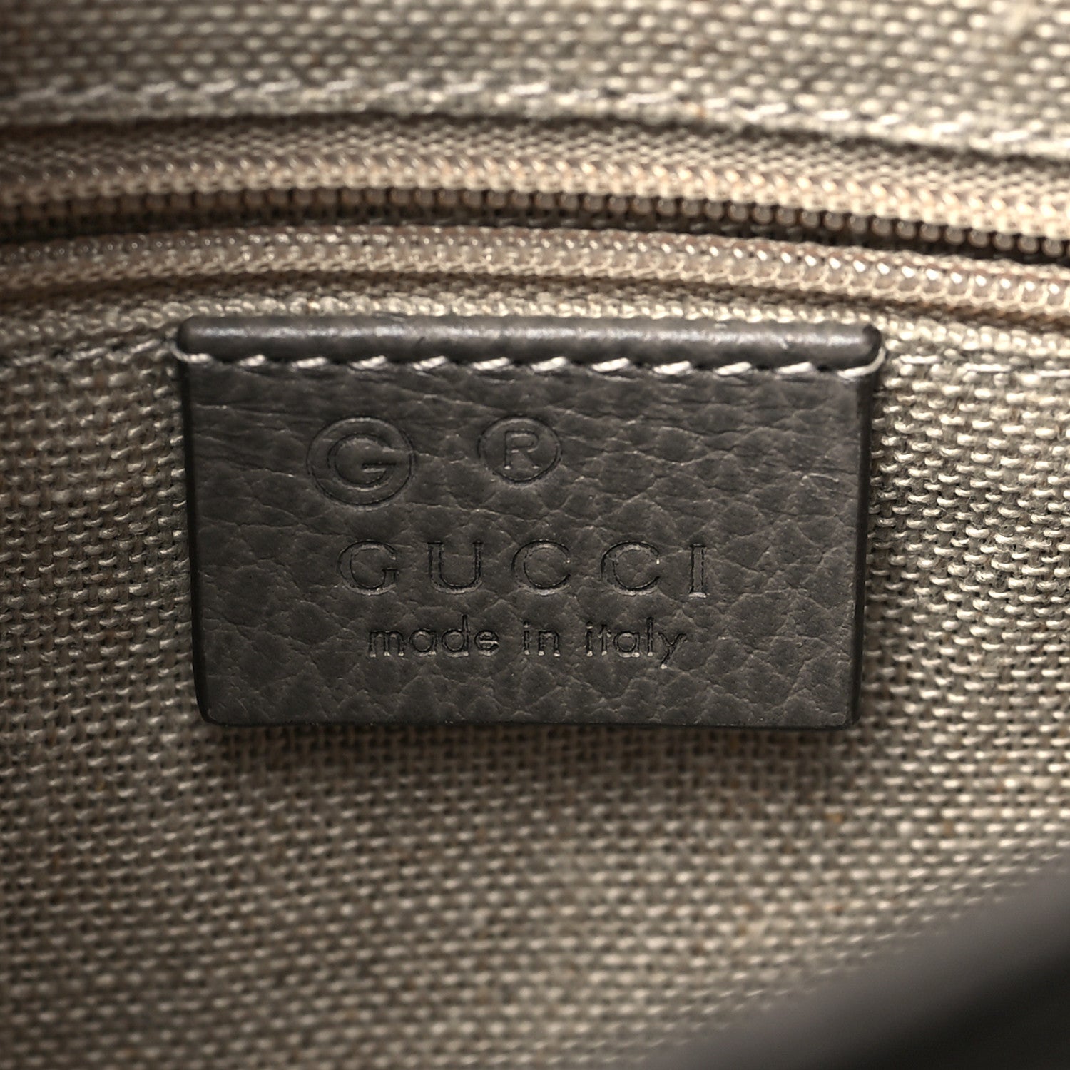 Gucci Dollar Calfskin Interlocking G Top Handle Shoulder Bag Loess 6 of 9