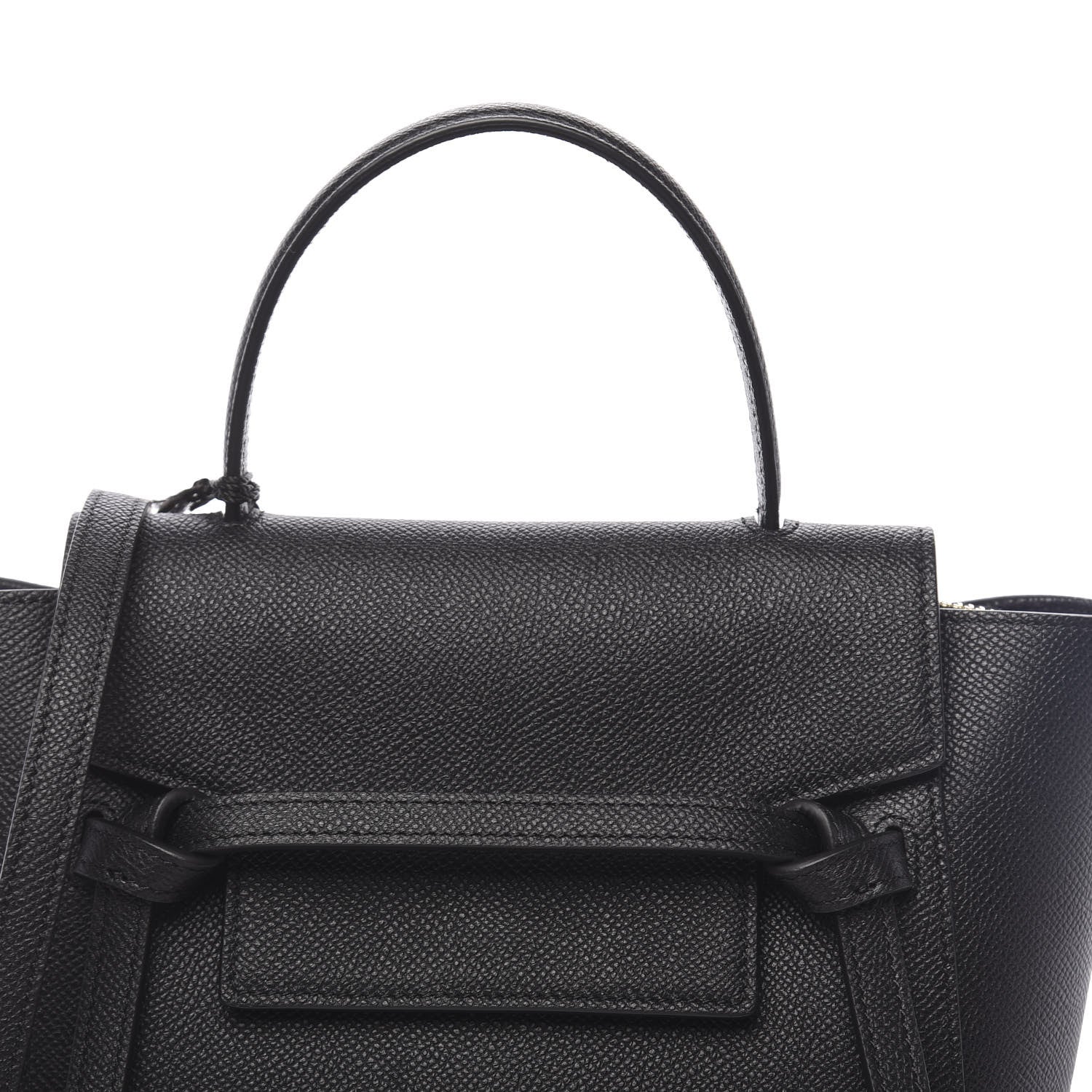 Celine Grained Calfskin Nano Belt Bag Black 8 of 10