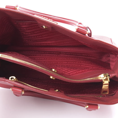 Prada Saffiano Lux Medium Tote Fuoco 5 of 16