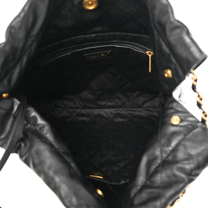 Chanel Calfskin Quilted Small Chanel 22 Black 6 of 11