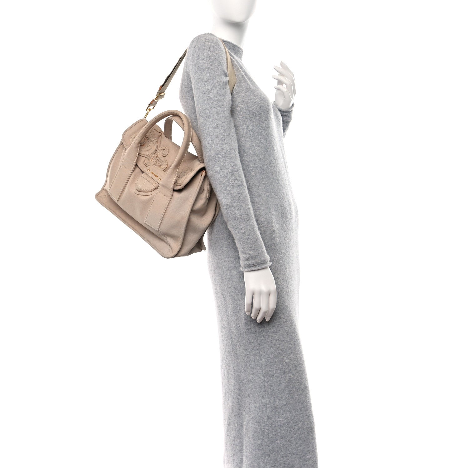 Prada Canapa Baroque Runway Tote Corda 2 of 15