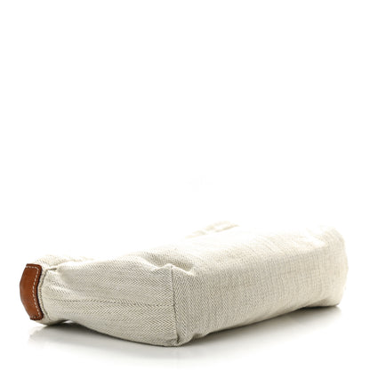 Hermes Canvas Barenia Fourbi 20 PM Pouch Naturel Fauve 4 of 9