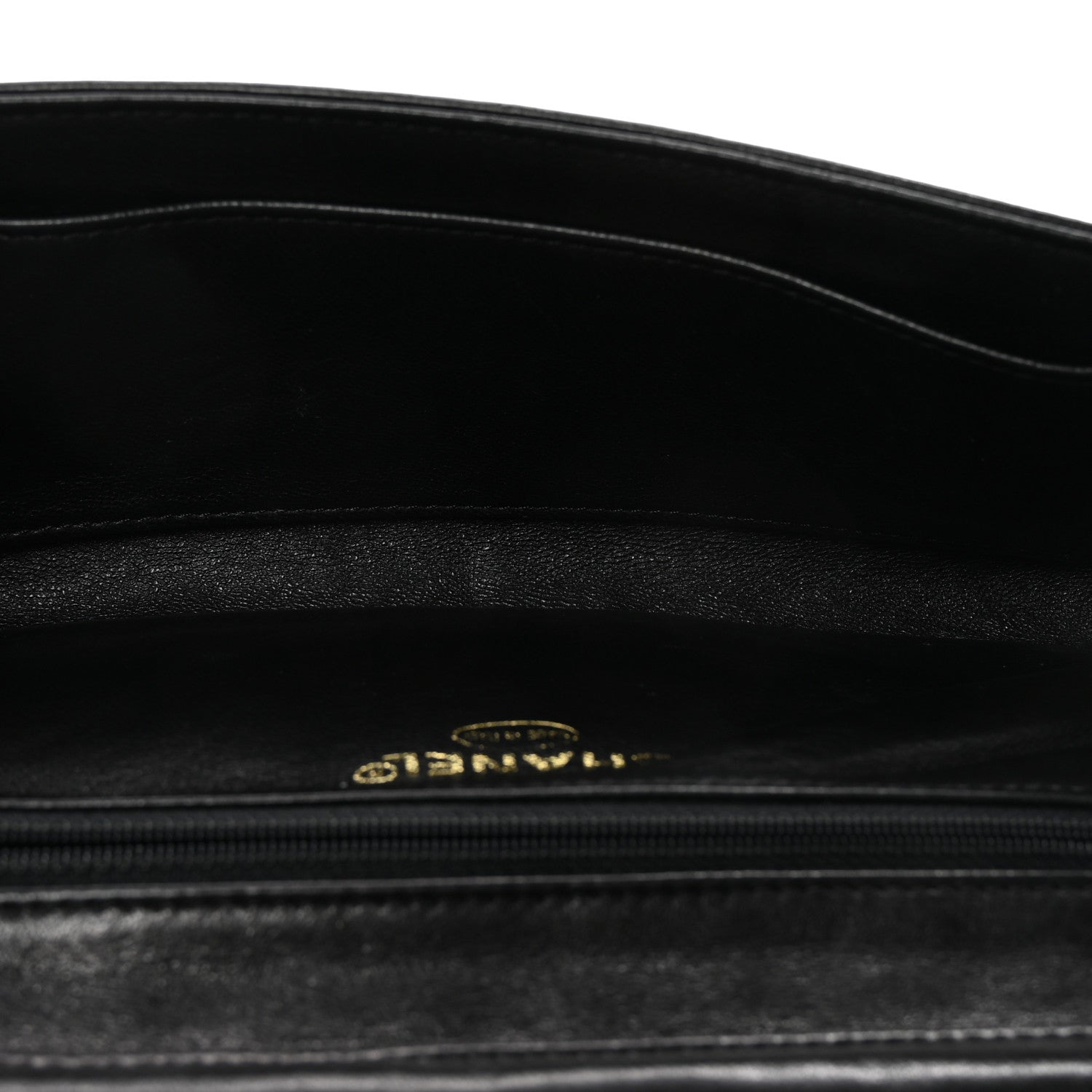 Chanel Lambskin Imperial Eagle Clutch With Chain Black 5 of 10