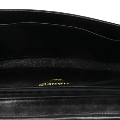 Chanel Lambskin Imperial Eagle Clutch With Chain Black 5 of 10