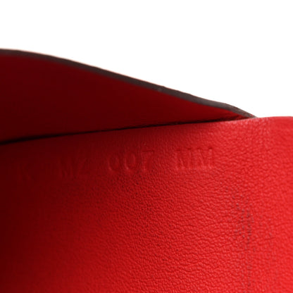 Hermes Swift Teckel a Collier Calvi Duo Card Case Rouge De Coeur 7 of 8