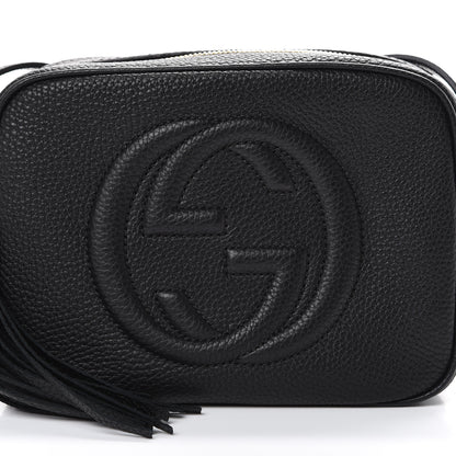 Gucci Pebbled Calfskin Small Soho Disco Bag Black 7 of 9