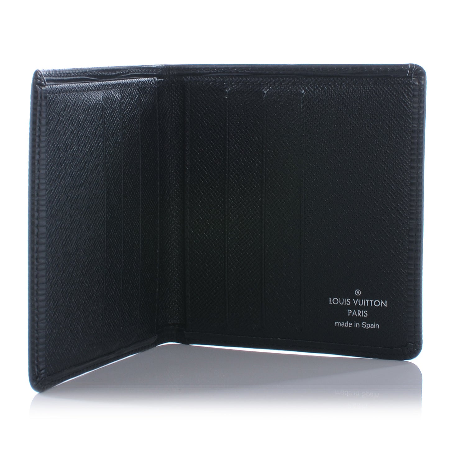 Epi Billfold Wallet 6 Cards Slots Bills Black