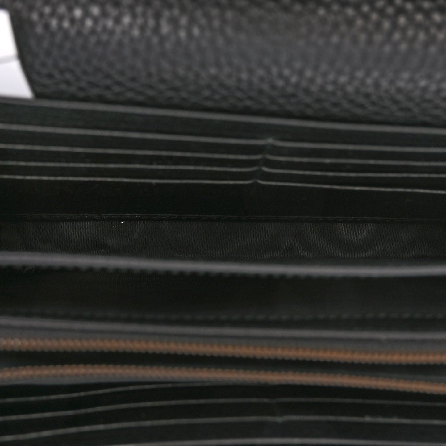 Calfskin GG Marmont Chain Wallet Black