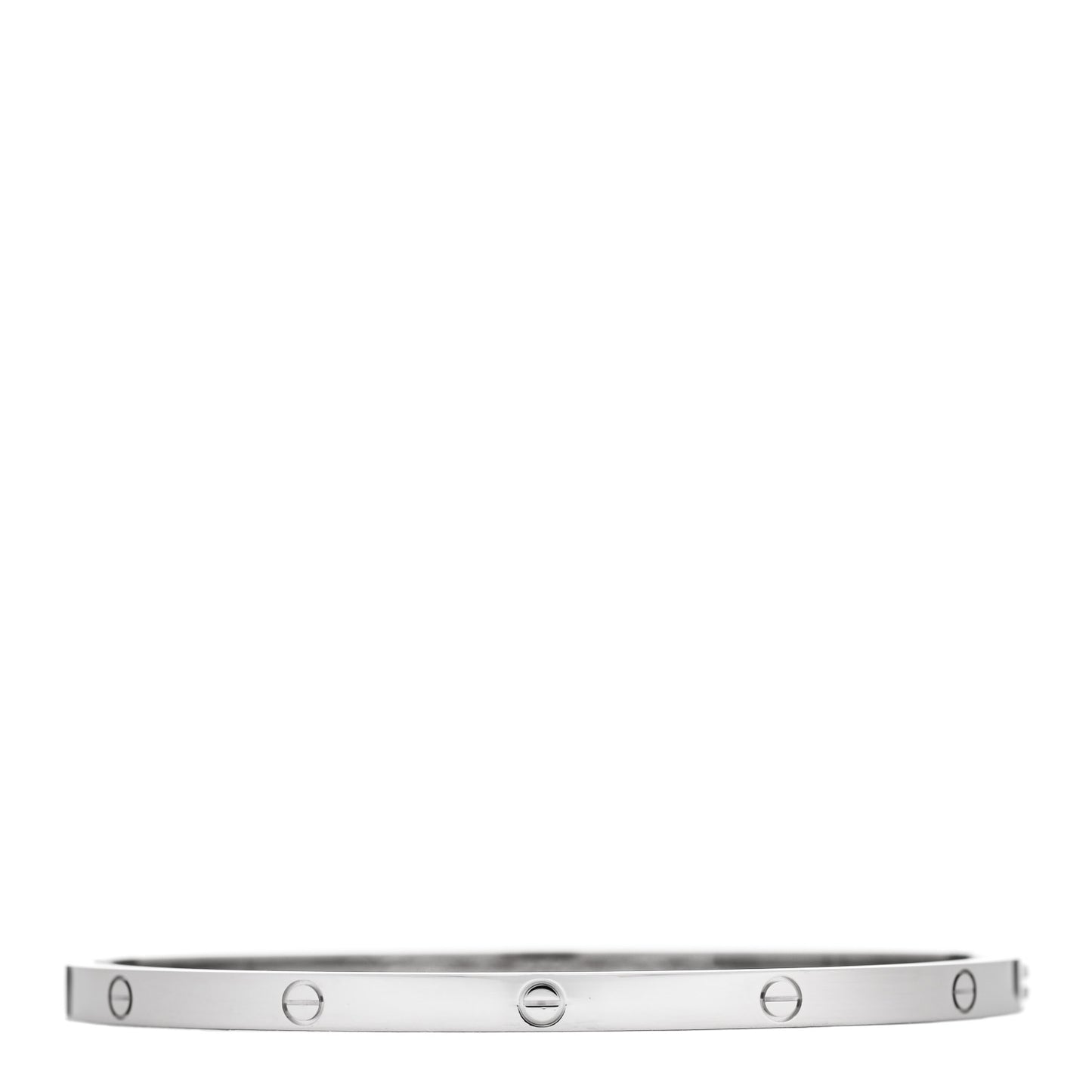 18K White Gold Small LOVE Bracelet 18