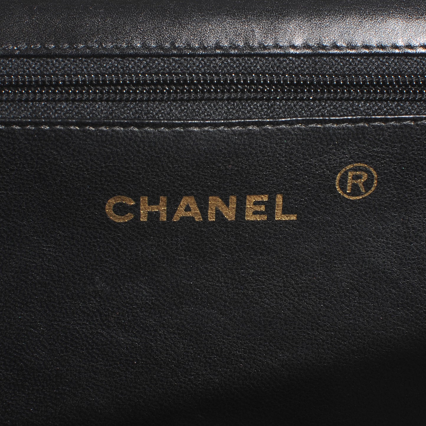 Patent Small Single Flap Black