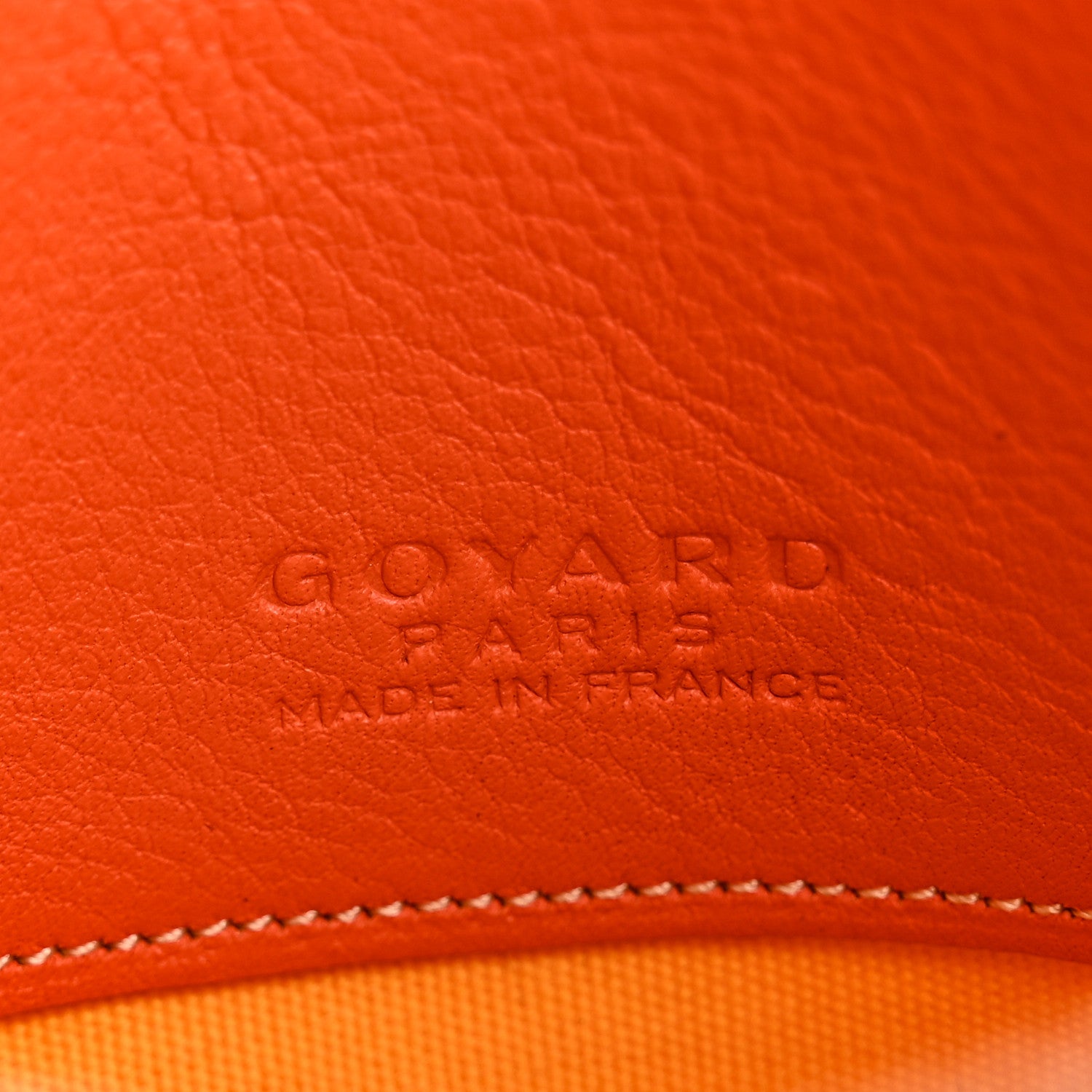 Goyard Goyardine Senat Pochette PM Orange 6 of 9